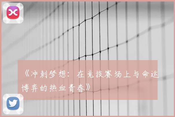 《冲刺梦想：在竞技赛场上与命运博弈的热血青春》